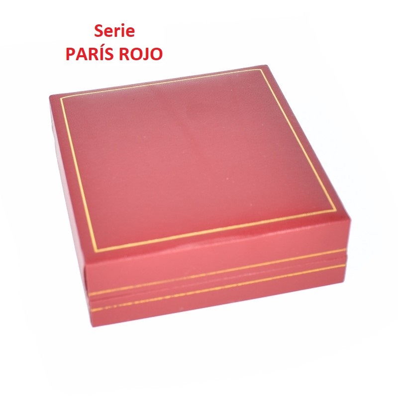 Estuche París. Medalla cadena/colgante grande 87x91x30 mm.